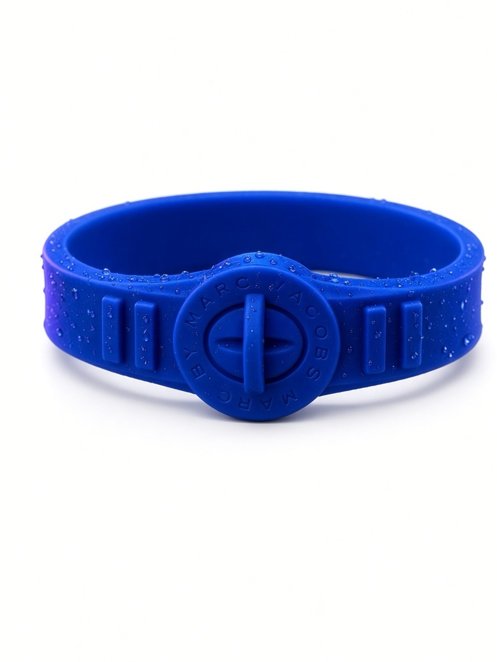 NWT Marc By Marc Jacobs Silicone  Blue Turnlock Bracelet